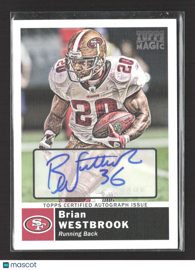 2010 Topps Magic Brian Westbrook #34 Auto