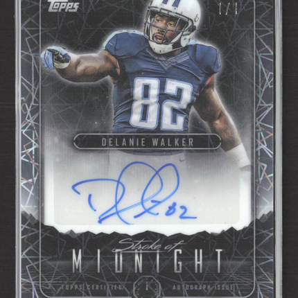 2024 Topps Midnight Stroke of Midnight Delanie Walker #SMA-DW 1/1 1/1 Auto