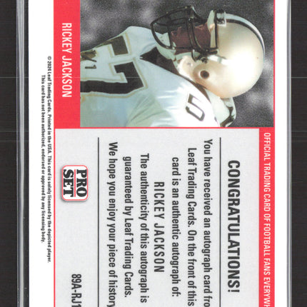 2024 Leaf Pro Set Rickey Jackson #89A-RJ1 Auto 1/1