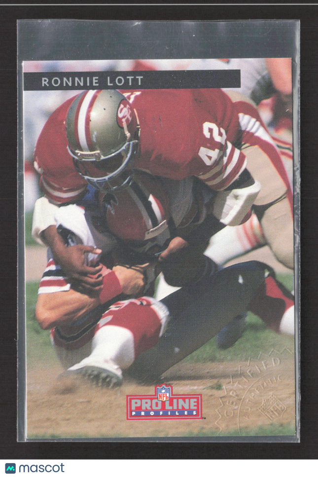 1992 Pro Line Profiles Ronnie Lott #1 of 9 Auto