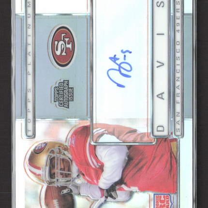 2009 Topps Platinum Nate Davis #136 RC 391/650 Auto
