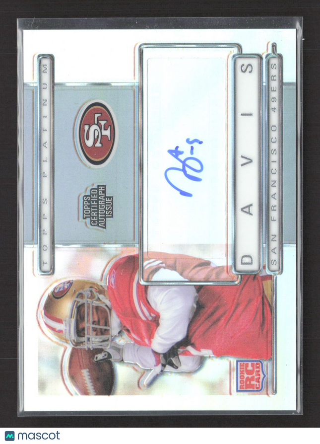 2009 Topps Platinum Nate Davis #136 RC 391/650 Auto