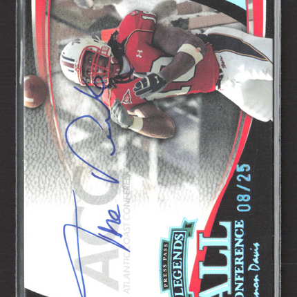 2006 Press Pass Legends Vernon Davis #AL-VD 08/25 Auto