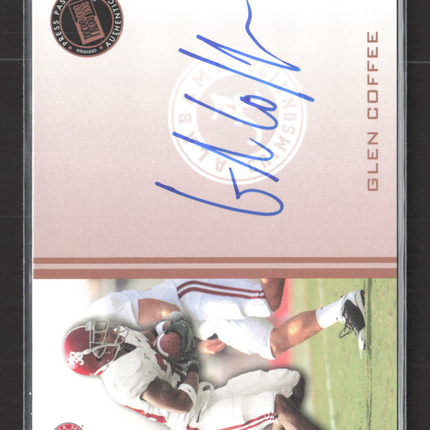2009 Press Pass Authentics Glen Coffee #PPS-GC Auto