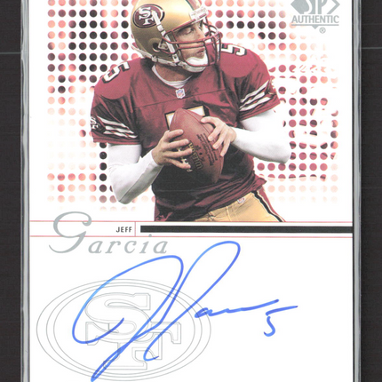 2002 Upper Deck SP Authentic Jeff Garcia #94 Auto