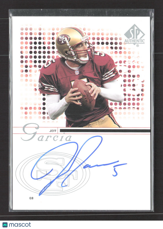 2002 Upper Deck SP Authentic Jeff Garcia #94 Auto