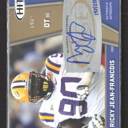2009 SAGE HIT Ricky Jean-Francois #A42 197/250 Auto
