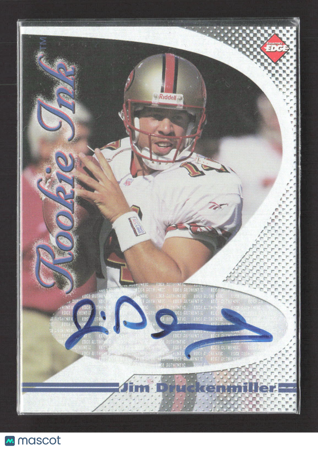 1998 Collector's Edge Rookie Ink Jim Druckenmiller Auto