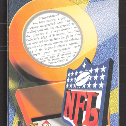 1998 Collector's Edge Rookie Ink Jim Druckenmiller Auto