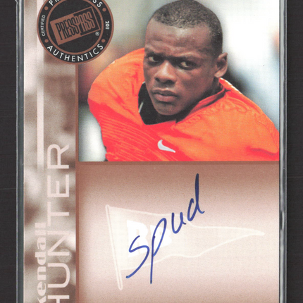 2011 Press Pass Signings Kendall Hunter #PPS-KH Auto "Spud"