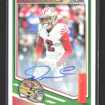 2025 Panini Score Deommodore Lenoir #184 Auto