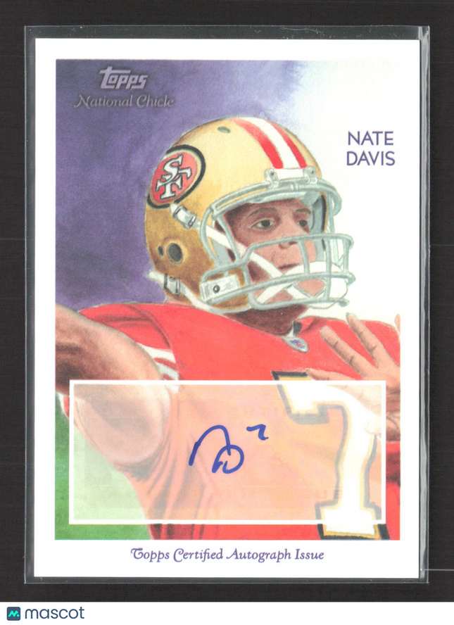 2009 Topps National Chicle Nate Davis #NCA-ND Auto