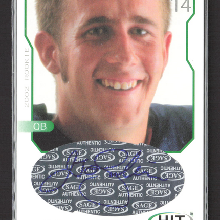 2002 SAGE HIT J.T. O'Sullivan #H14 Auto