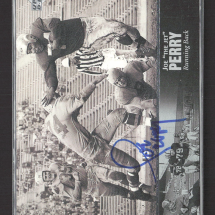 1997 Upper Deck NFL Legends Joe Perry #AL-59 Auto