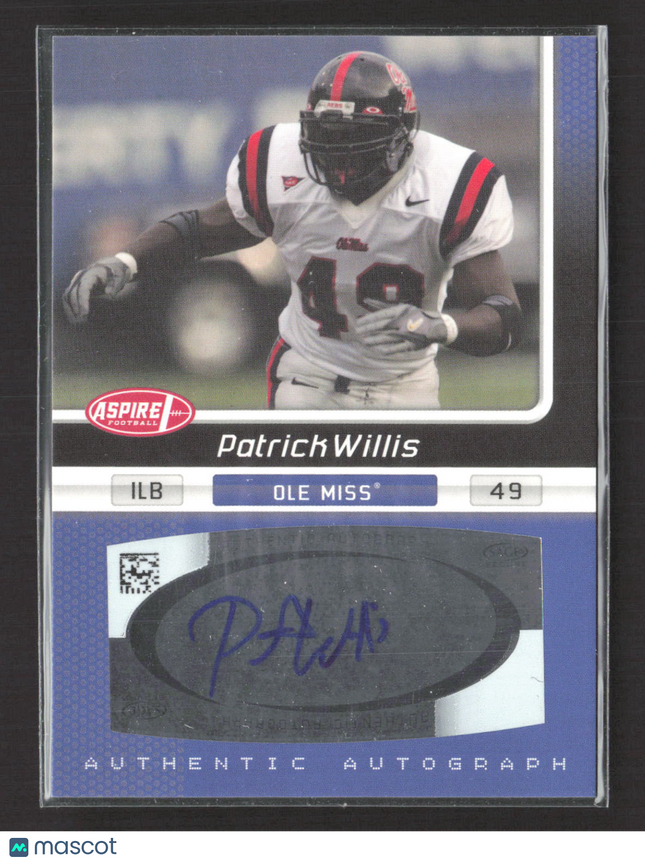 2007 SAGE Aspire Patrick Willis #31A Auto