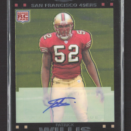 2007 Topps Chrome Patrick Willis #TC240 RC Auto
