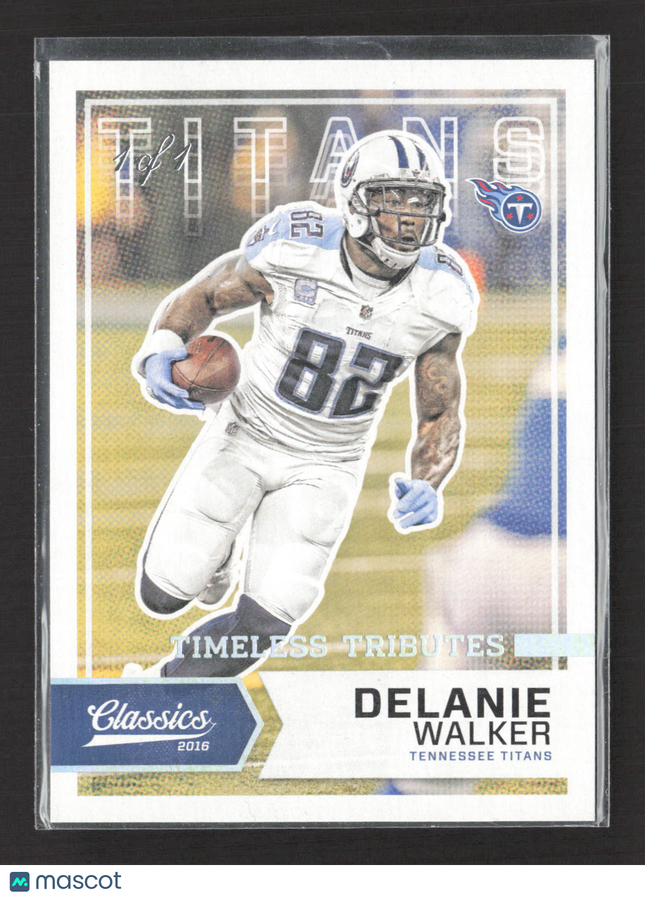 2016 Panini Classics Timeless Tributes Delanie Walker #95 1/1