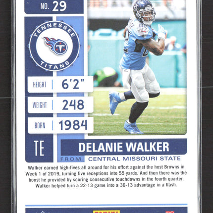 2019 Panini Contenders Football Super Bowl Ticket Delanie Walker #29 1/1