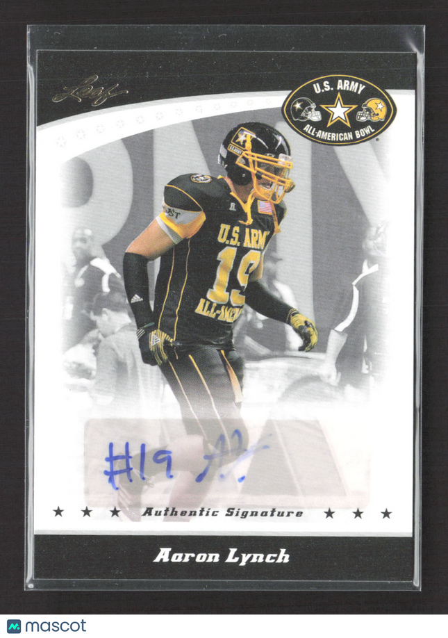 2011 Leaf U.S. Army All-American Bowl Aaron Lynch #BA-AL1 Auto