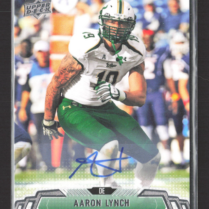 2014 Upper Deck Football Star Rookies Aaron Lynch #149 Auto