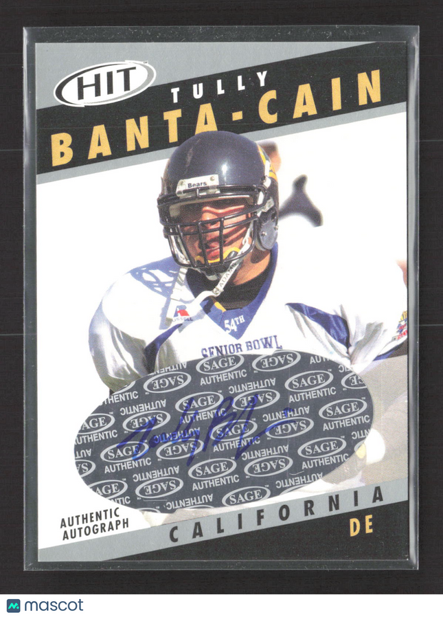 2003 SAGE HIT Tully Banta-Cain #A38 Auto