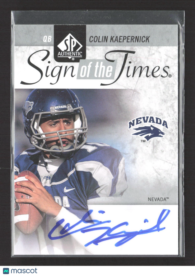 2011 Upper Deck SP Authentic Sign of the Times Colin Kaepernick #ST-CK Auto