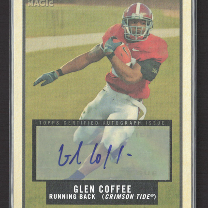 2009 Topps Magic Glen Coffee #4 Auto