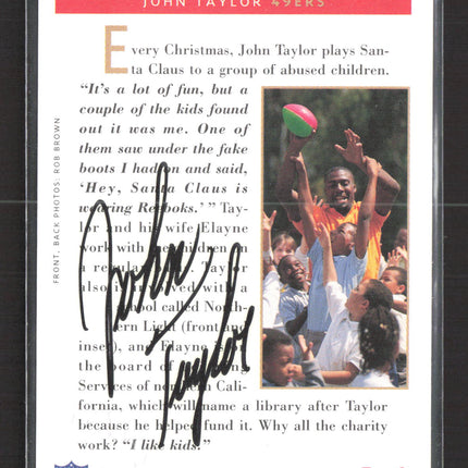 1992 Pro Line Profiles John Taylor #7 Auto