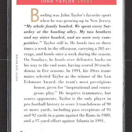 1992 Pro Line Profiles John Taylor #4 Auto