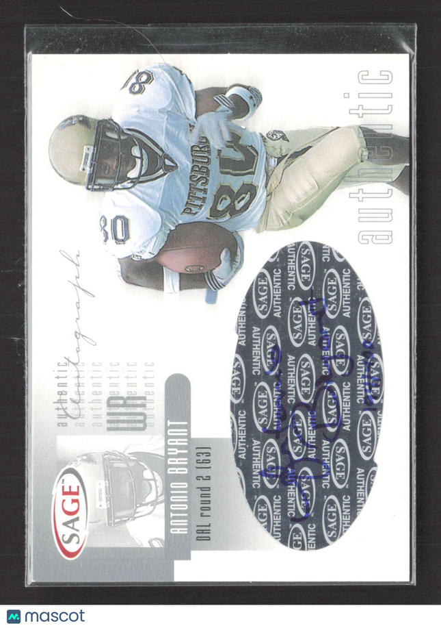 2002 SAGE Authentic Autographs Antonio Bryant #A2 Auto