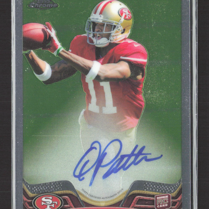 2013 Topps Chrome Quinton Patton #181 RC Auto