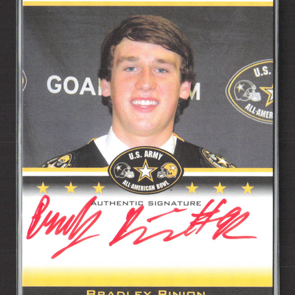 2012 Leaf U.S. Army Selection Tour Bradley Pinion #TA-BP1 11 / 25 Auto
