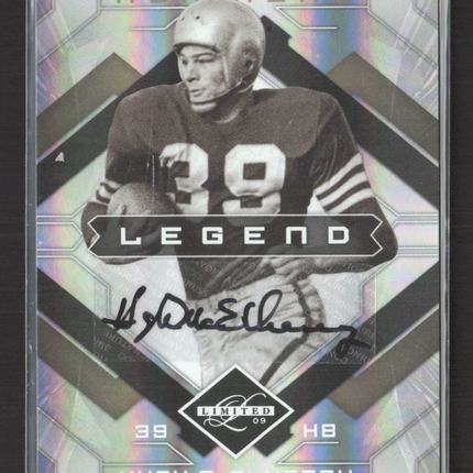 2009 Panini Limited Moniker Legend Hugh McElhenny #120 Silver Spotlight Auto /50