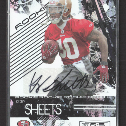 2009 Donruss Rookies & Stars Kory Sheets #170 248/250 Auto