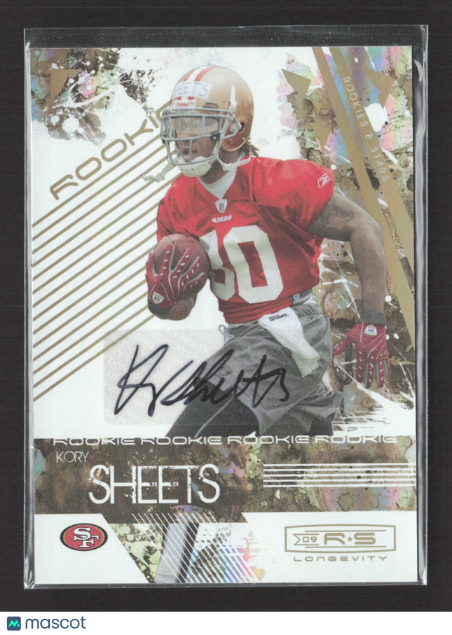 2009 Panini Donruss Rookies & Stars Longevity Kory Sheets #170 035/250 Auto