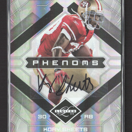 2009 Panini Limited Phenoms Kory Sheets #183 Auto