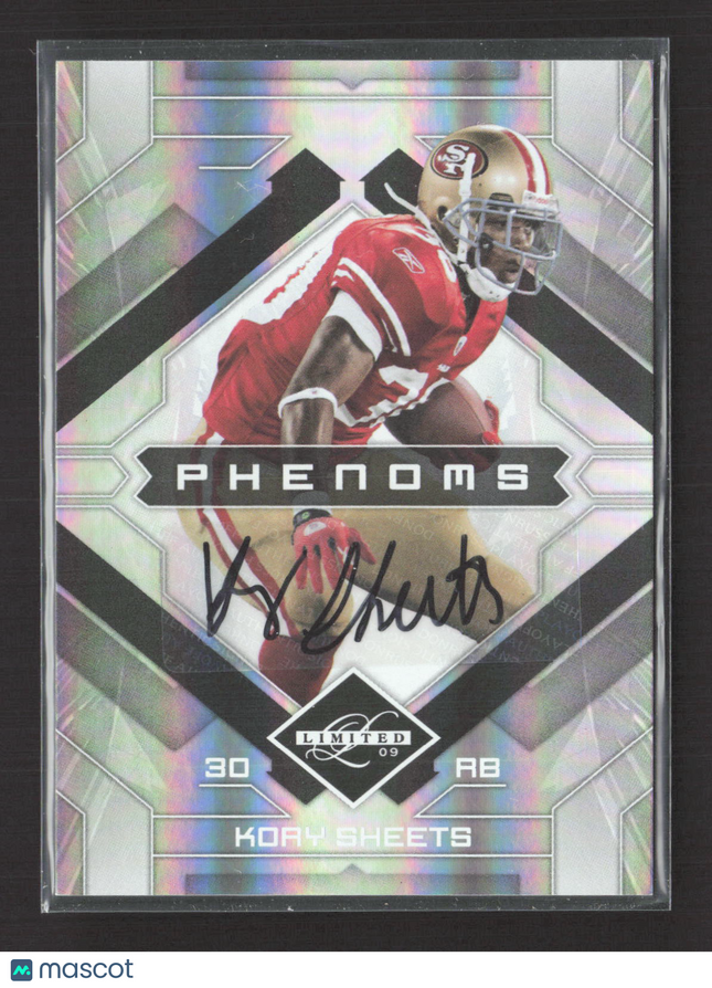 2009 Panini Limited Phenoms Kory Sheets #183 Auto