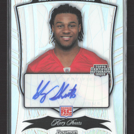 2009 Bowman Sterling Kory Sheets #111 Refractor RC Auto /75