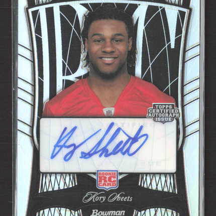 2009 Bowman Sterling Kory Sheets #111 Refractor 01/25 RC Auto
