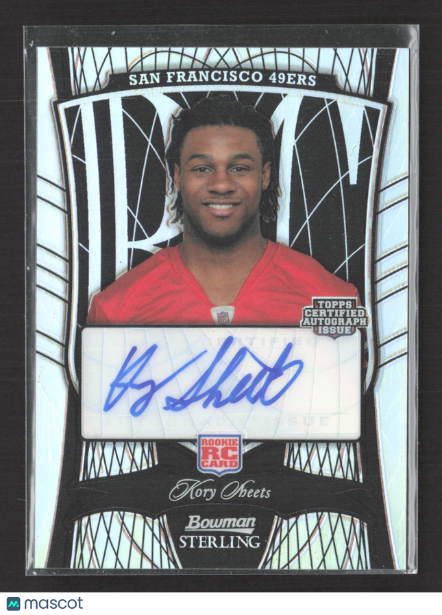 2009 Bowman Sterling Kory Sheets #111 Refractor 01/25 RC Auto