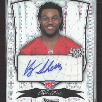 2009 Bowman Sterling Kory Sheets #111 Refractor RC Auto /5