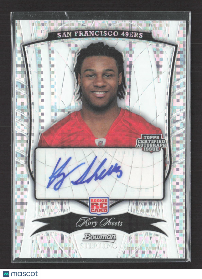 2009 Bowman Sterling Kory Sheets #111 Refractor RC Auto /5
