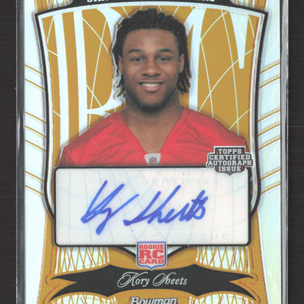 2009 Bowman Sterling Kory Sheets #111 Refractor RC Auto /10