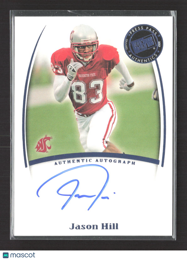 2007 Press Pass Legends Saturday Signatures Jason Hill #SS-JH Auto