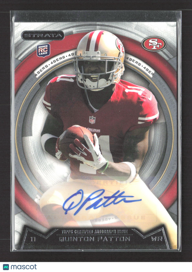 2013 Topps Strata Quinton Patton #32 RC Auto