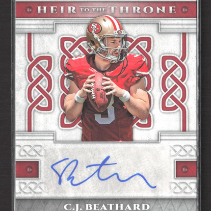 2017 Panini Heir to the Throne C.J. Beathard #HTS-CB Auto