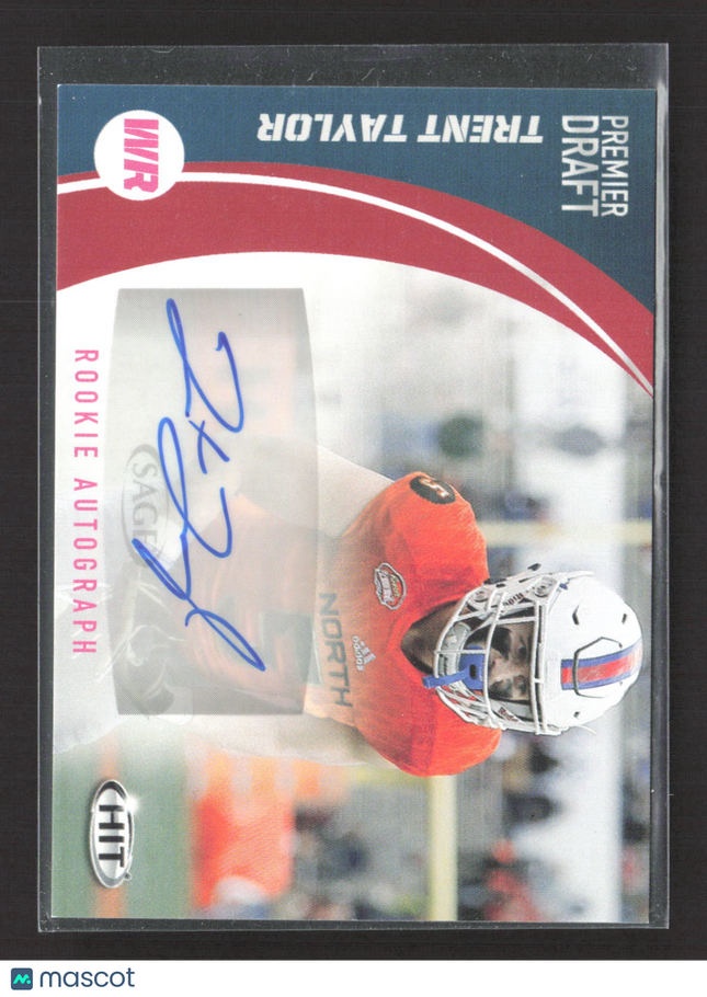 2017 SAGE HIT Premier Draft Trent Taylor #A42 Auto