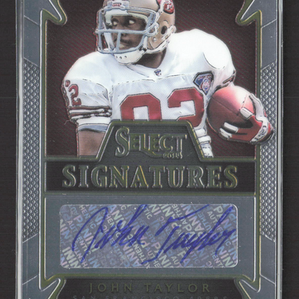 2014 Panini Select Signatures John Taylor #SS-JT Auto