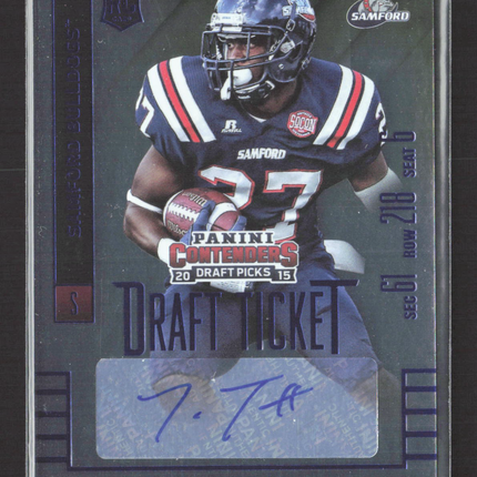 2015 Panini Contenders Draft Picks Jaquiski Tartt #199 Auto