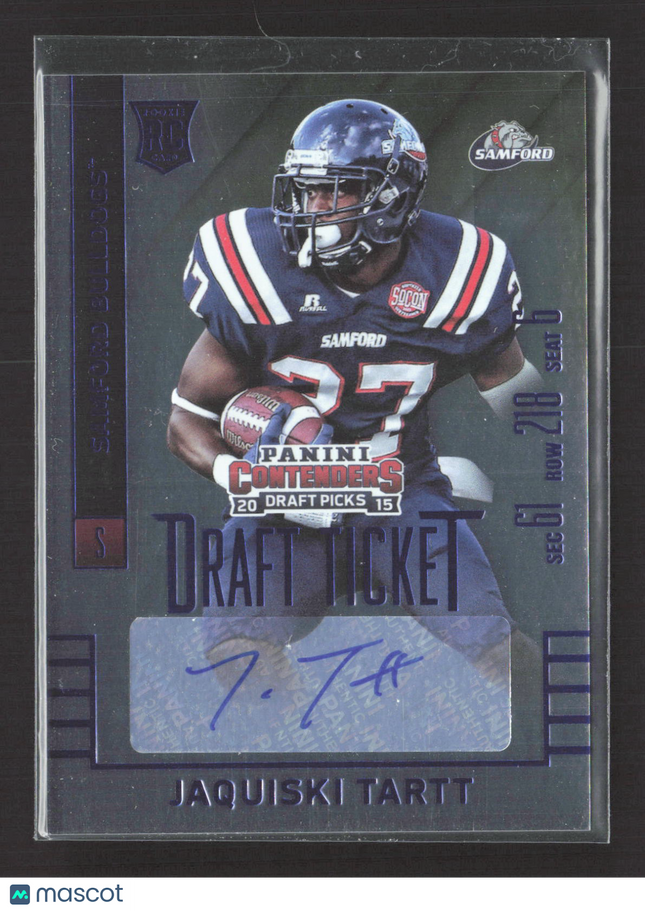2015 Panini Contenders Draft Picks Jaquiski Tartt #199 Auto